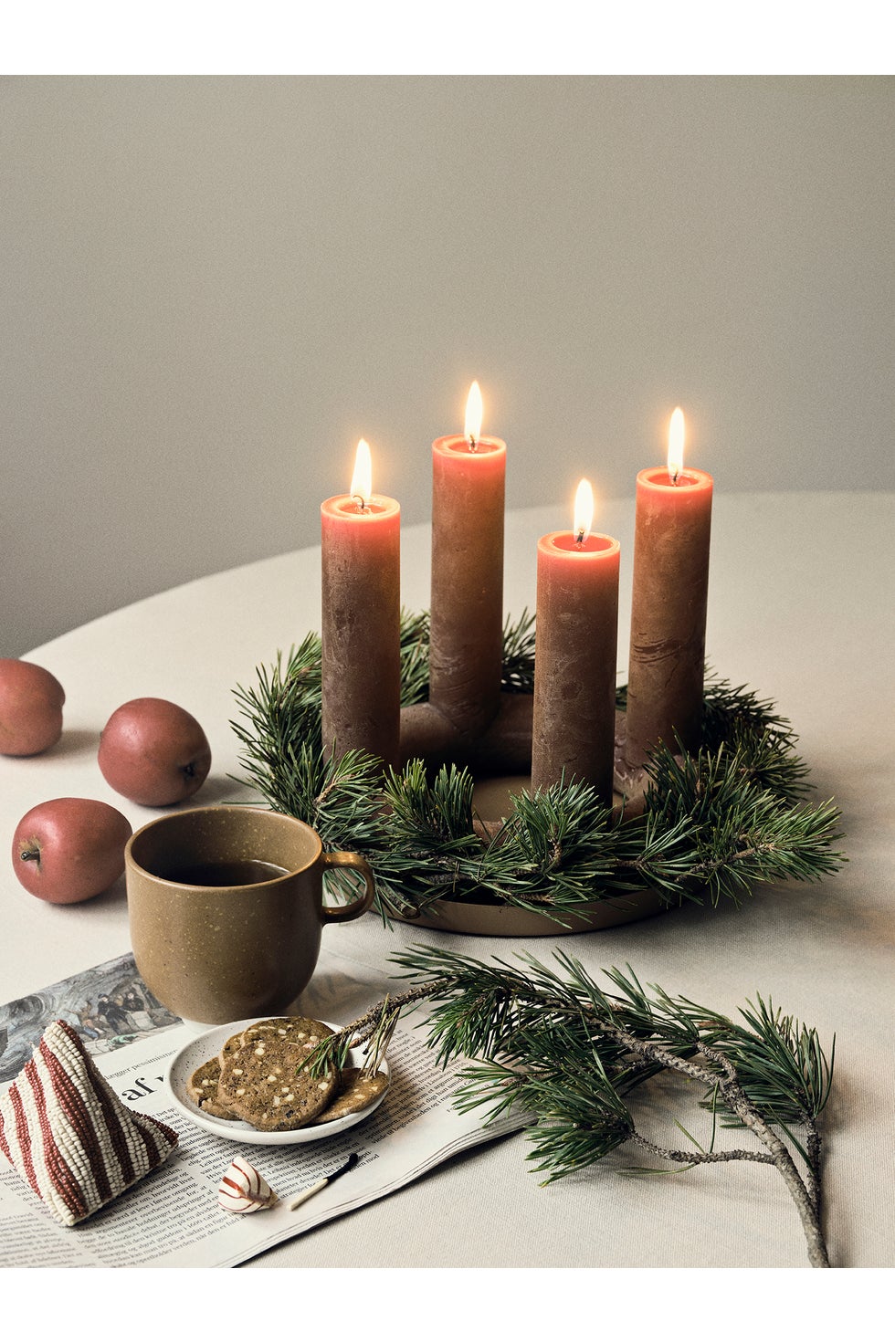 BROSTE Lucia Candle Indian Tan