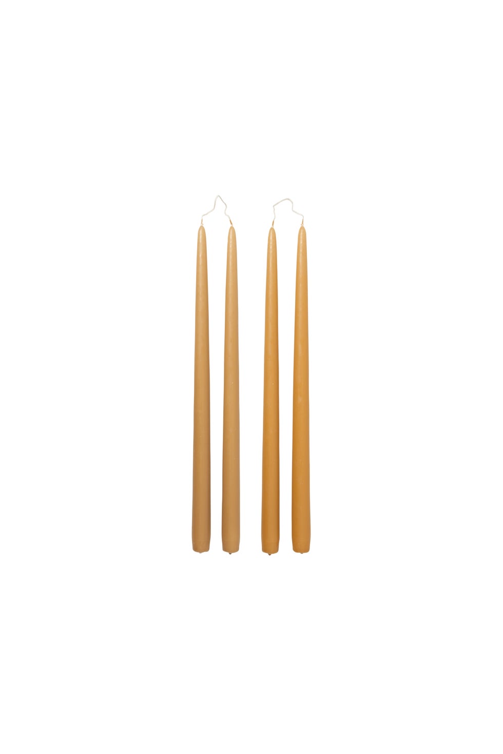 BROSTE Candle Taper S/4 H380 - Golden Yellow