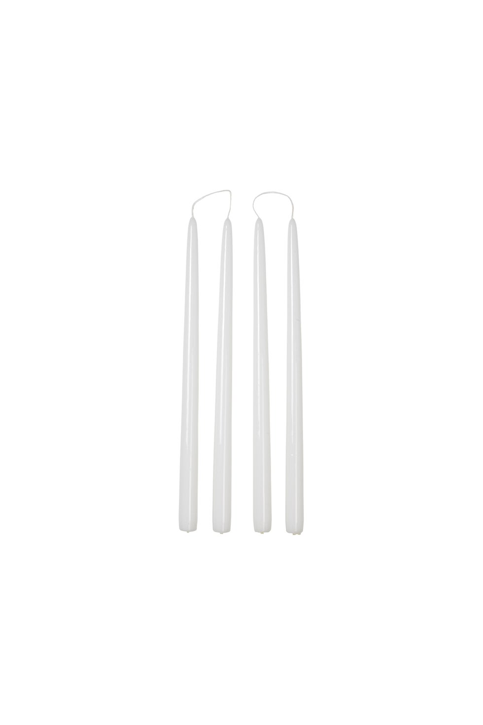 BROSTE Candle Taper S/4 H380 - Glossy Pure White