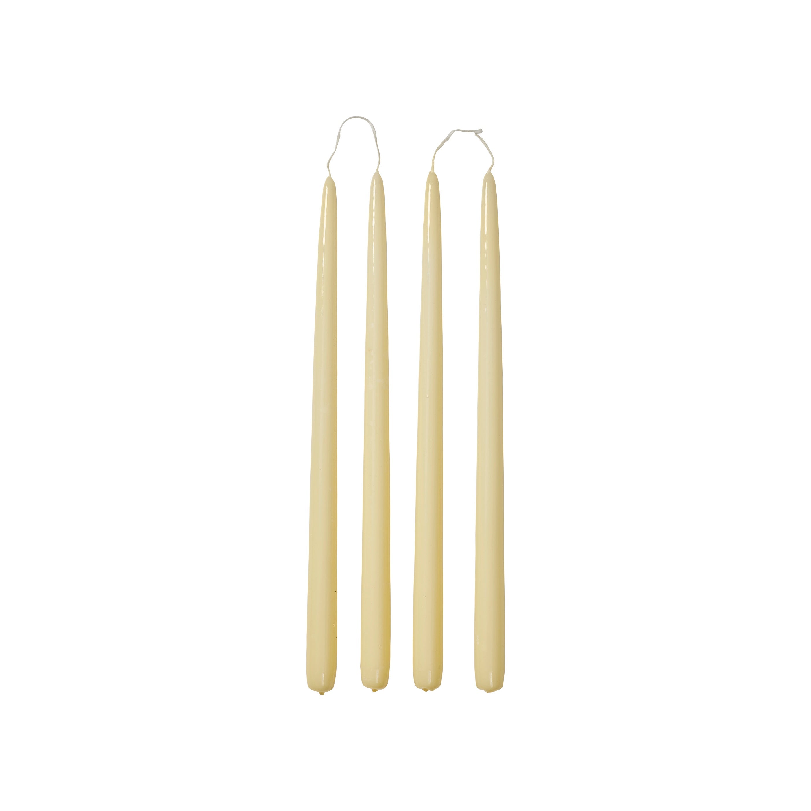 BROSTE Candle Taper S/4 H380 - Glossy Butter Yellow