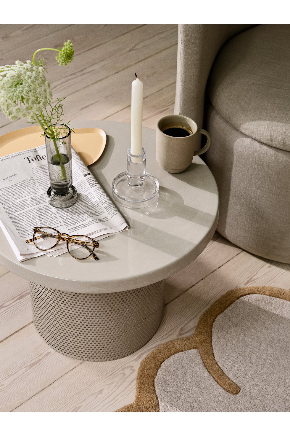 BROSTE Table Tulina - Off-White