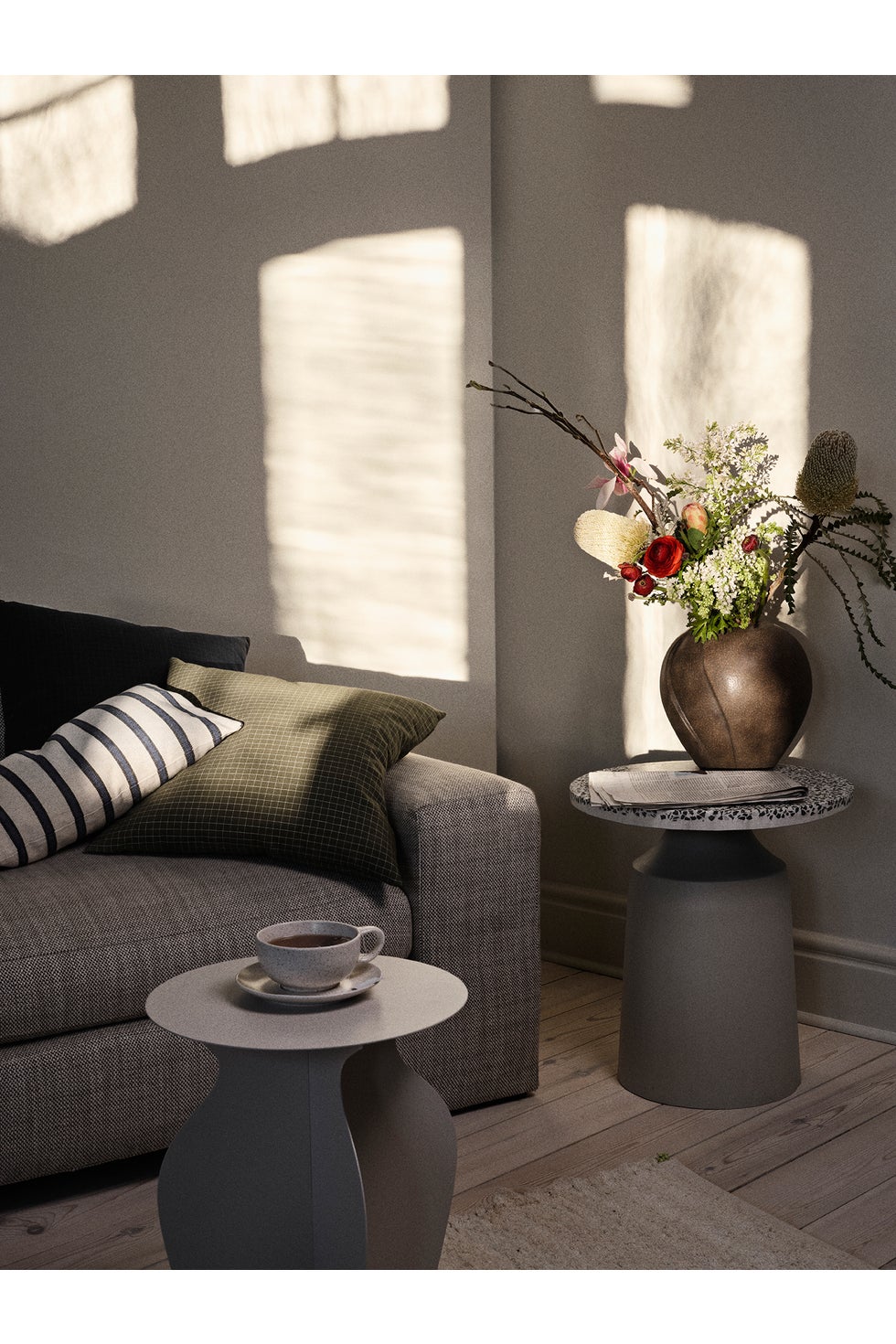 BROSTE Table Agari - Terrazzo/Rainy Day