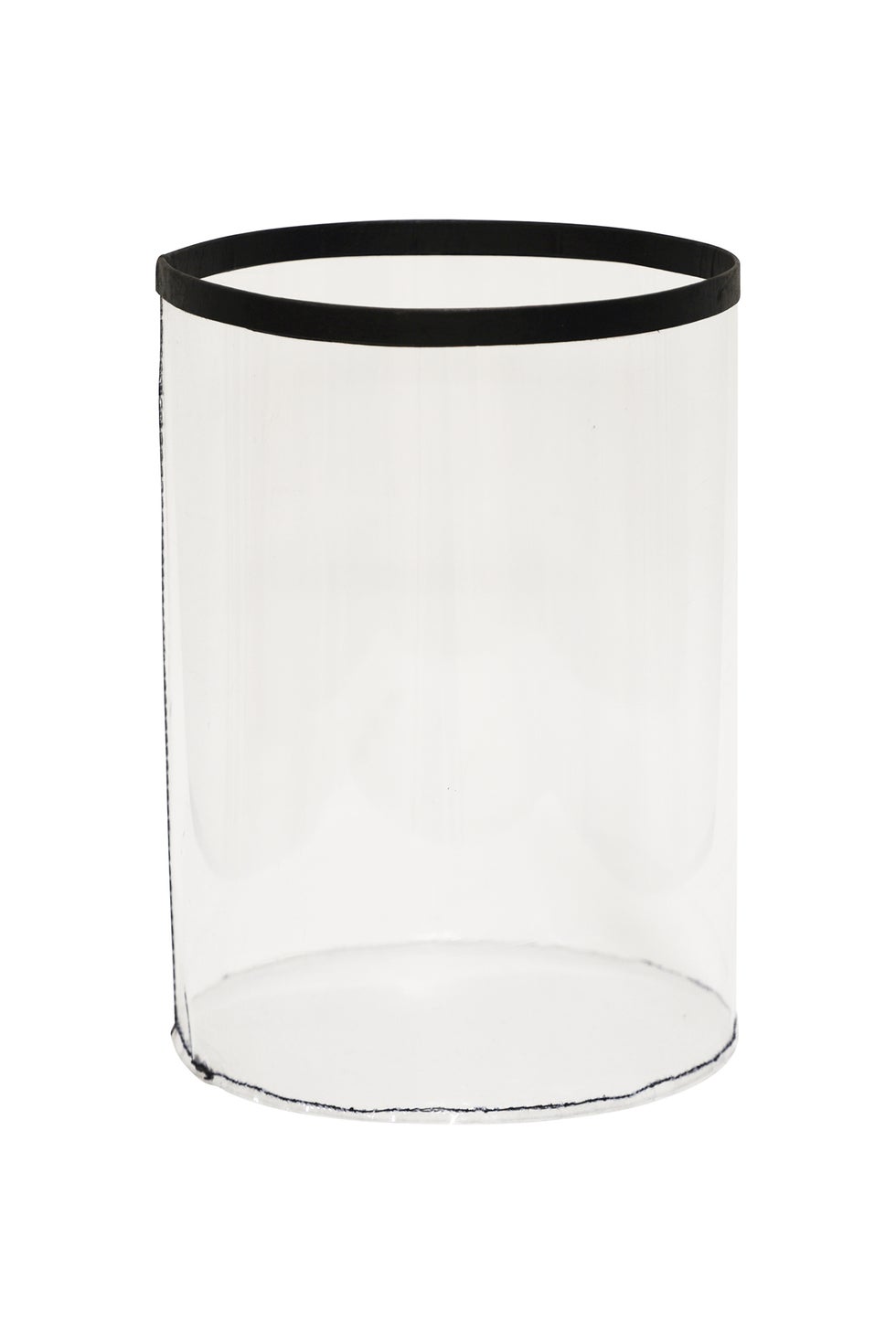 Waste Bin /Liner Faux Leather - Silver Lizard