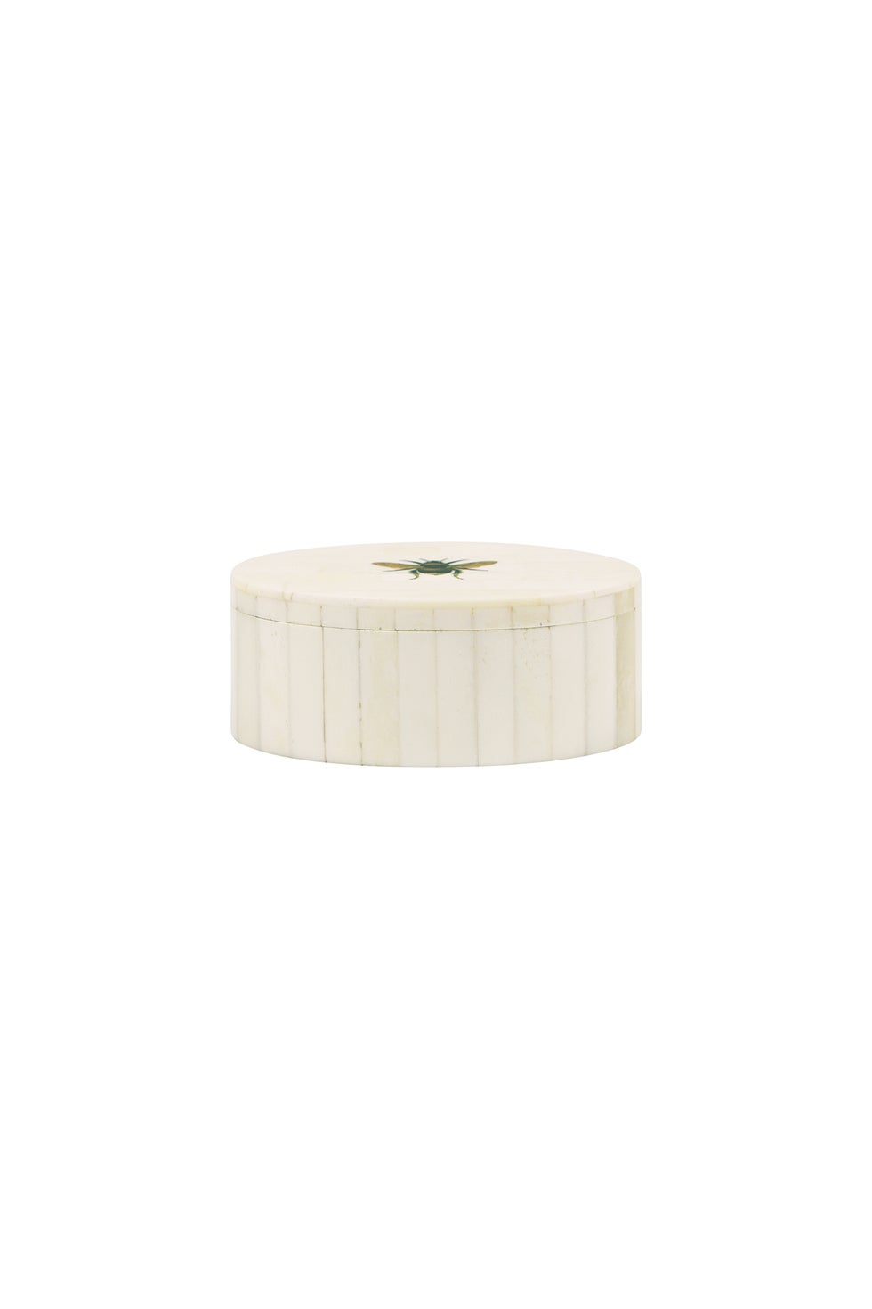 Bee Bone Box Oval - Cream