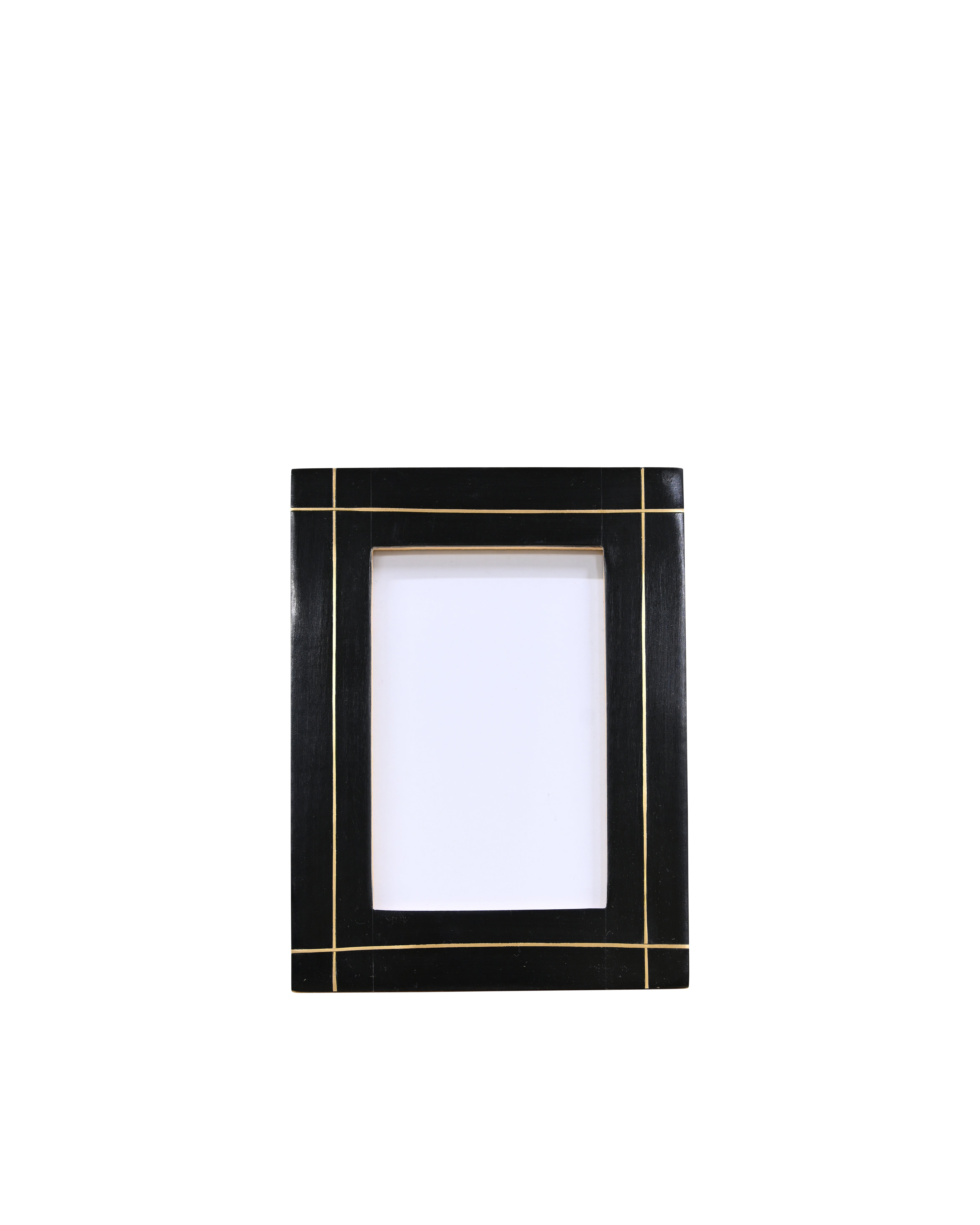 PHOTO FRAME Alder Frame 4*6 - Black & Gold 