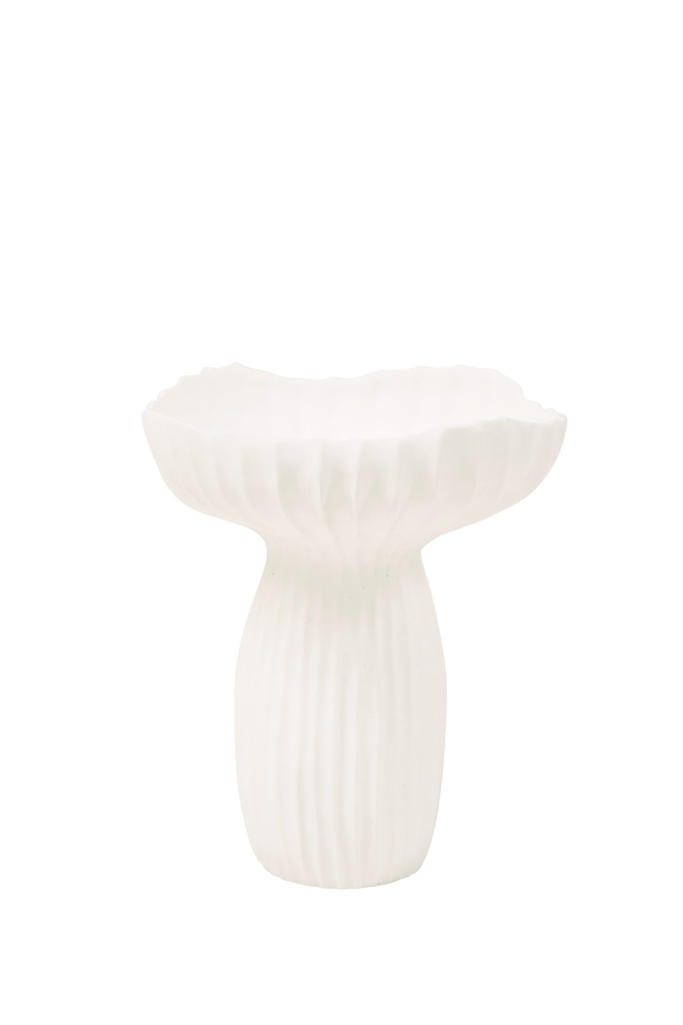 Mushroom Vase - White