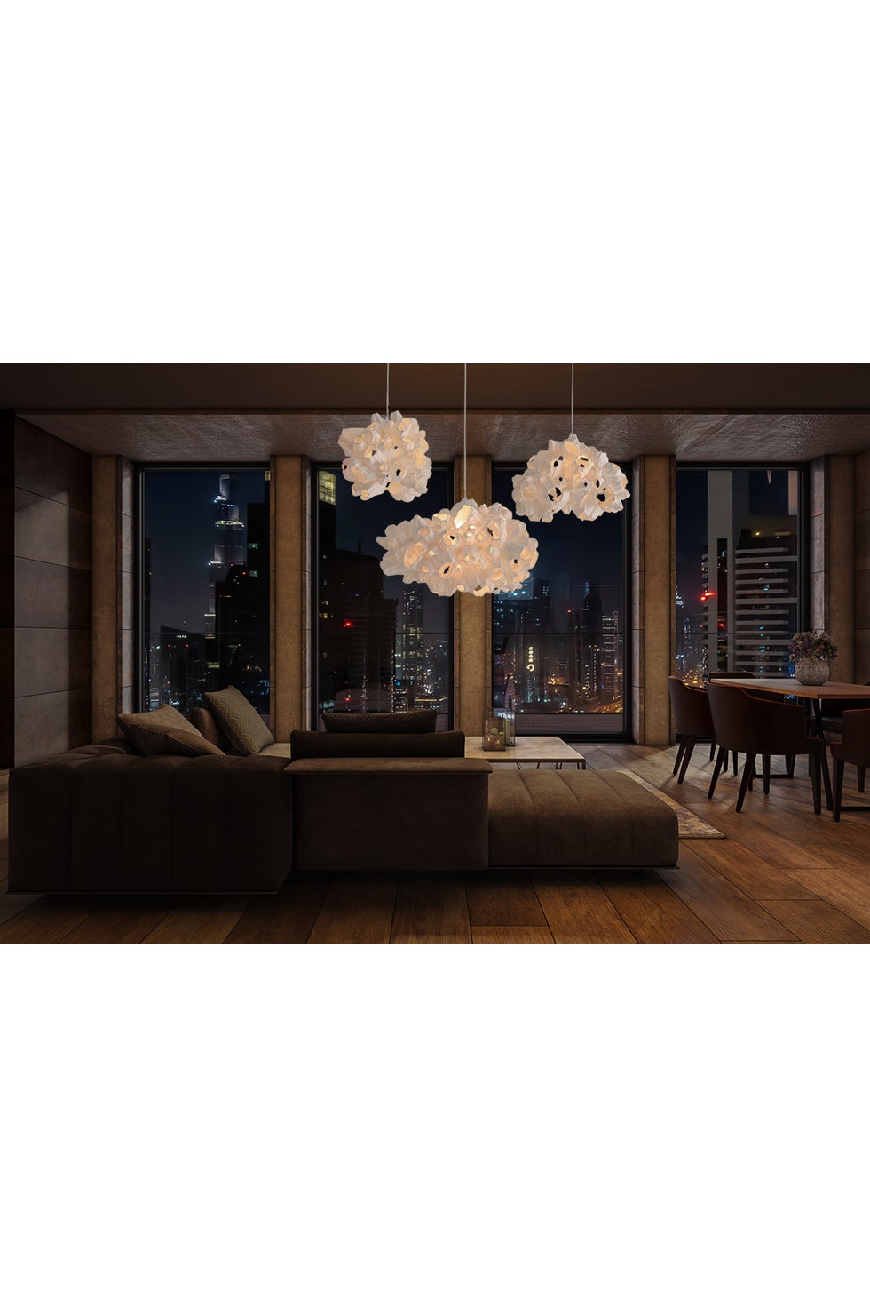 COBONPUE Barnacle Hanging Light Small - Cream