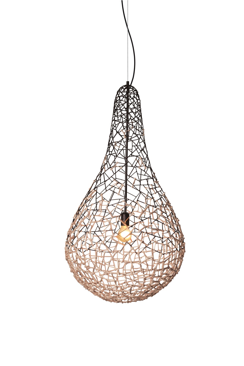 COBONPUE Kris Kros Hanging Light Large - Black/Brown