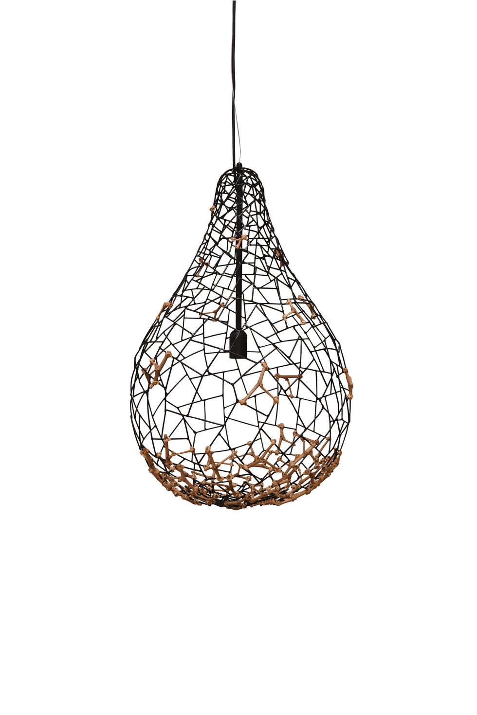 COBONPUE Kris Kros Hanging Light Medium - Black/Brown