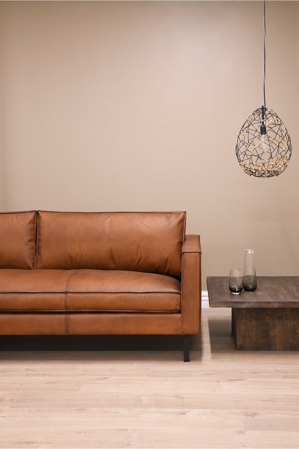 COBONPUE Kris Kros Hanging Light Small - Black/Brown