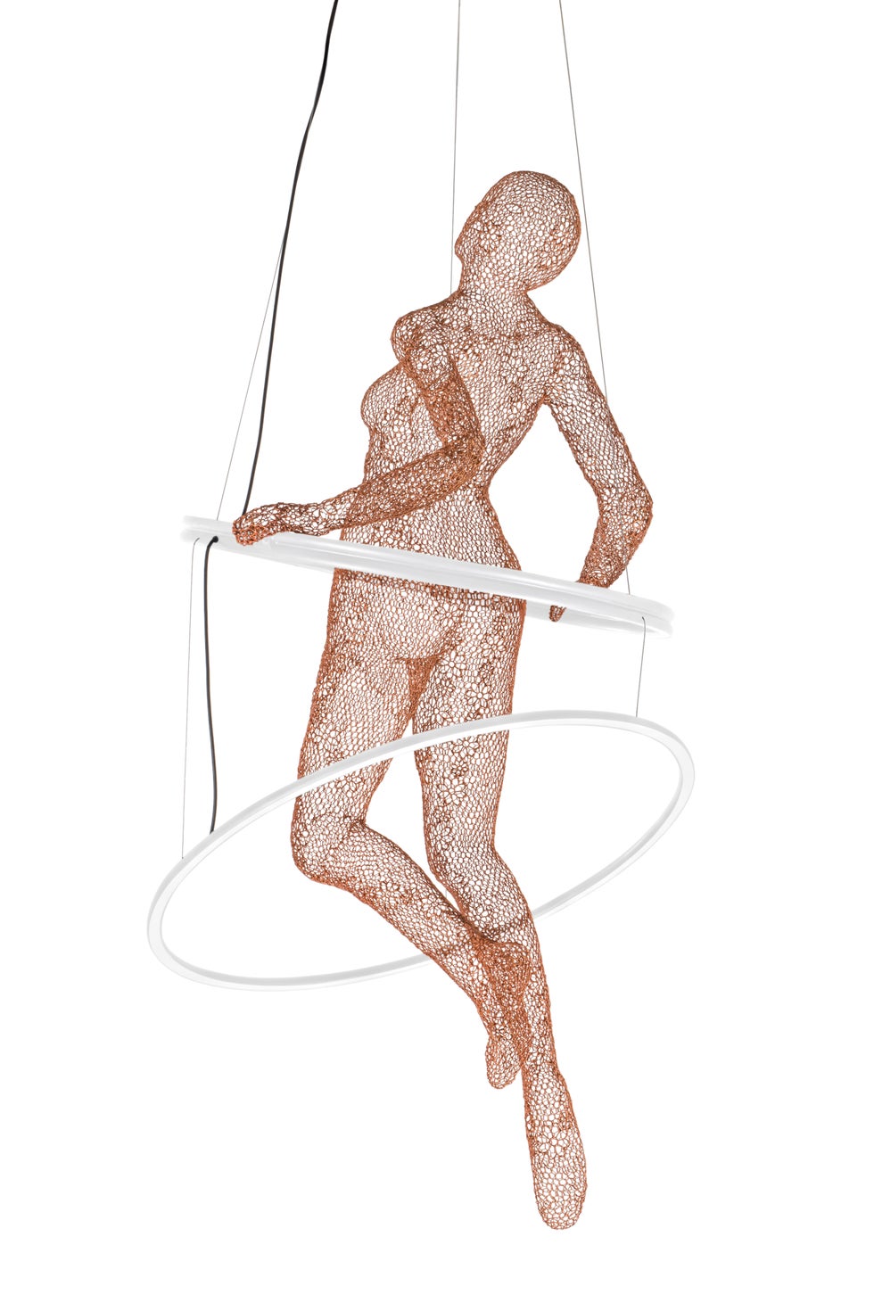 COBONPUE Limbo Hoop Chandelier - Copper