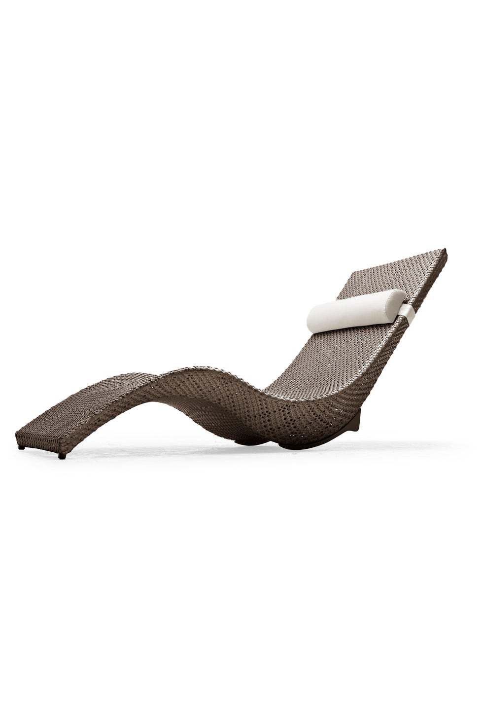 COBONPUE Mermaid Chaise Lounger w/Headrest Outdoor