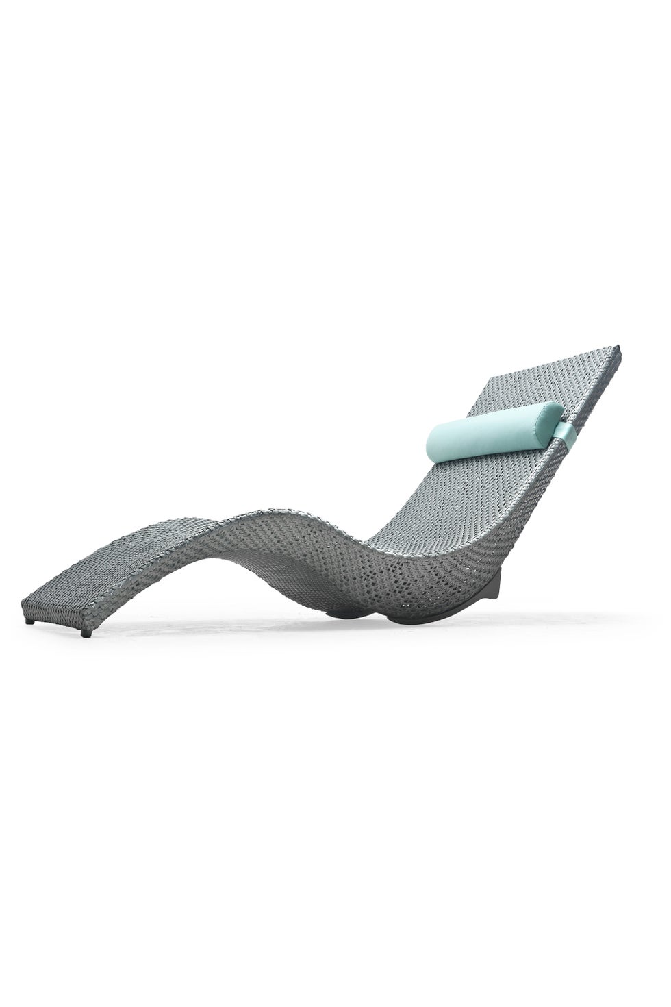 COBONPUE Mermaid Chaise Lounger w/Headrest Outdoor