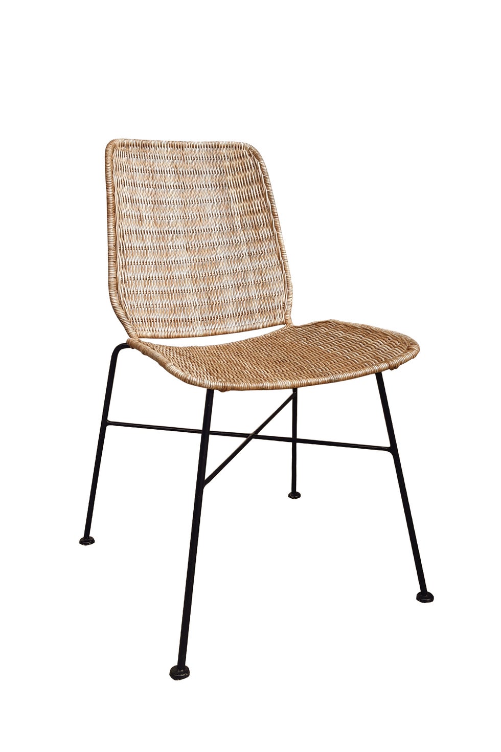 BAHAMA Stackable Vert Dining Chair - Natural