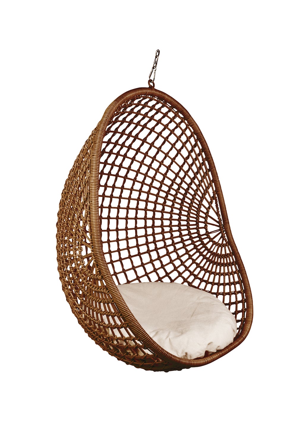 CHECK POD Chair Outdoor - Dark Natural w/Seat Cushion