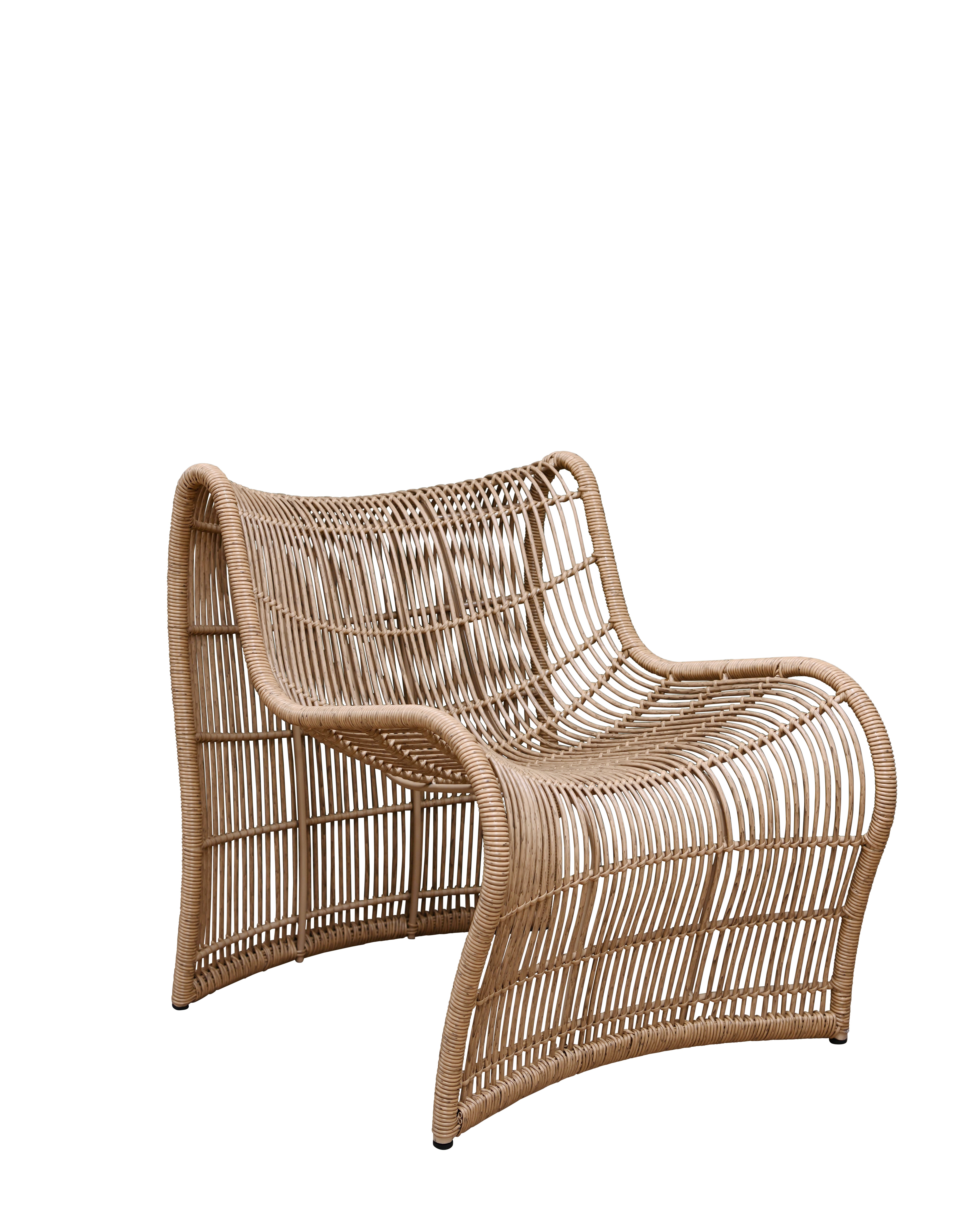 WAVE Outdoor Chair - Natural (Straight Weave)
