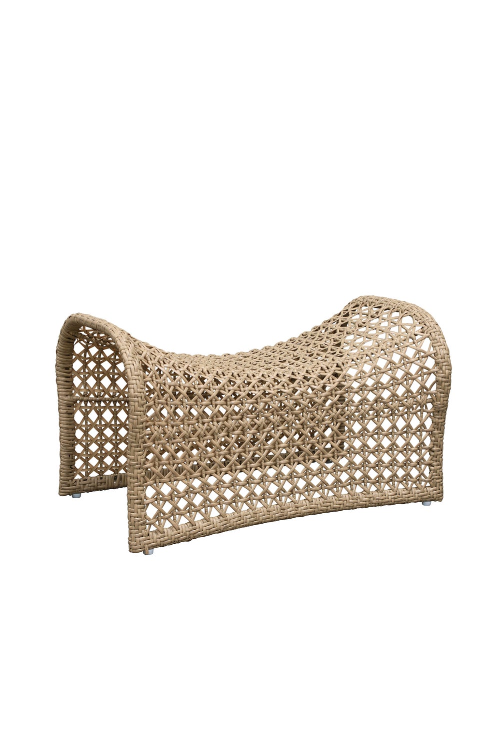 WAVE Foot Stool - Natural (Diamond Weave)*