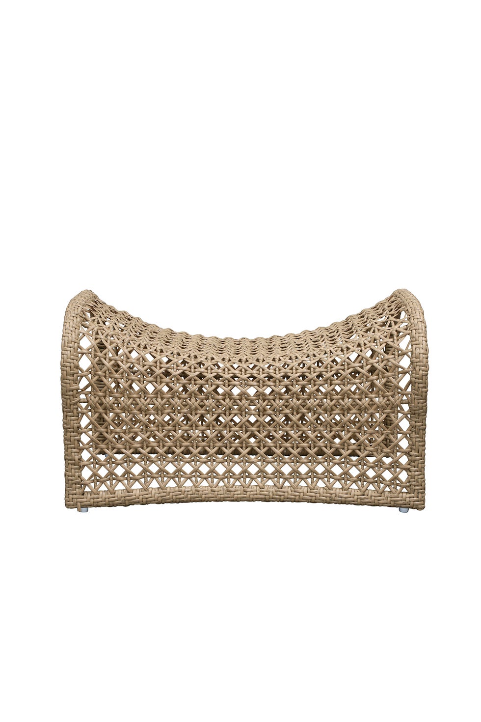 WAVE Foot Stool - Natural (Diamond Weave)*