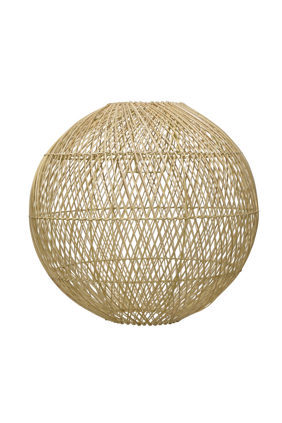 Round Palm Leaf Lightshade - Natural*