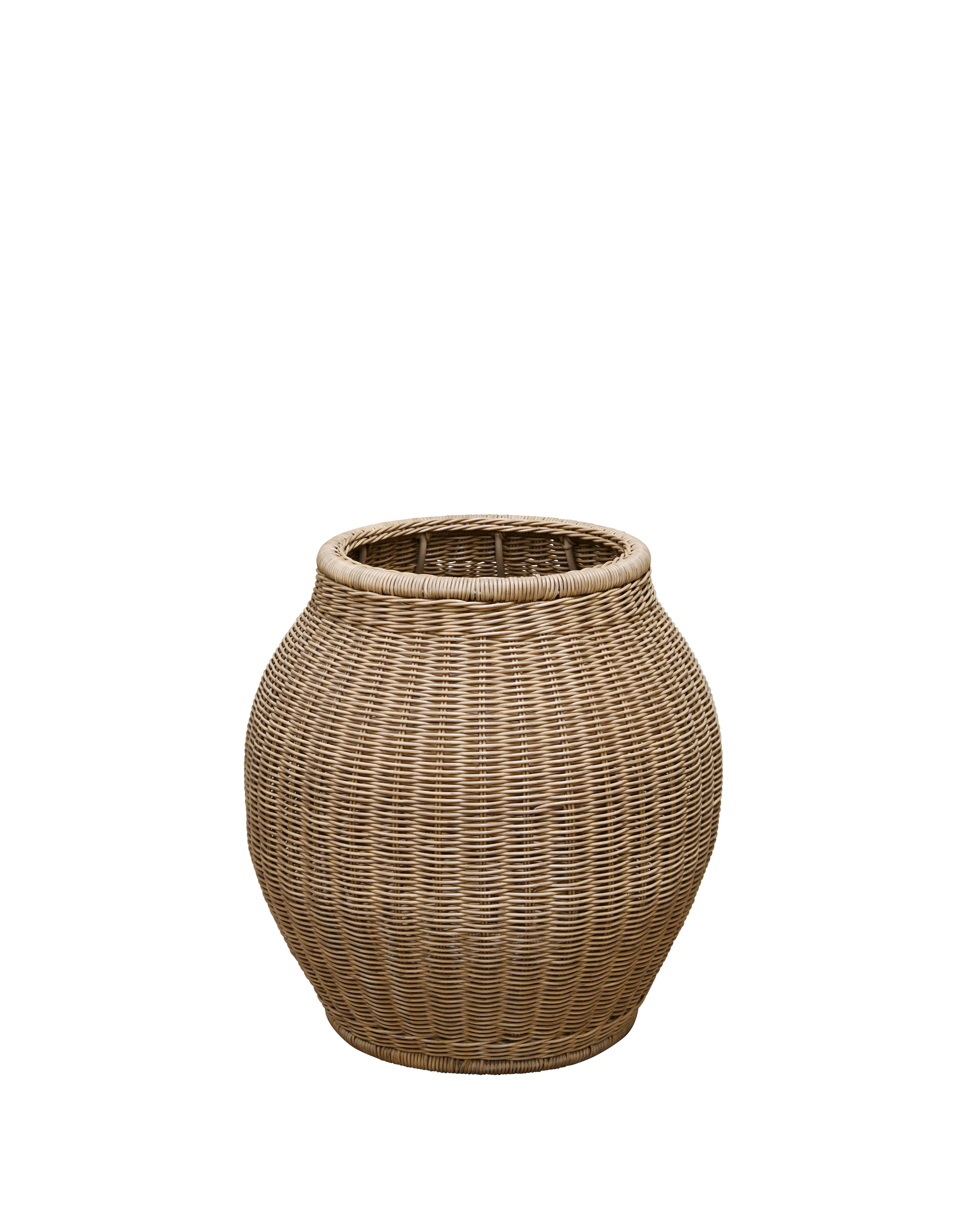 Hale Outdoor Medium Planter Basket - Natural