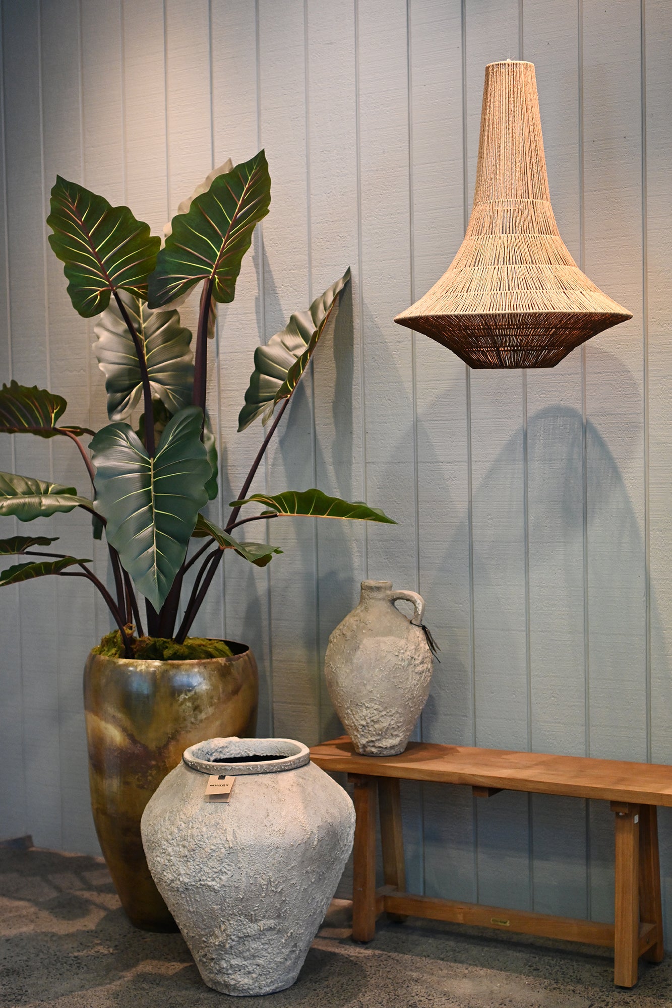 Soletta Hanging Lightshade - Natural & Brown