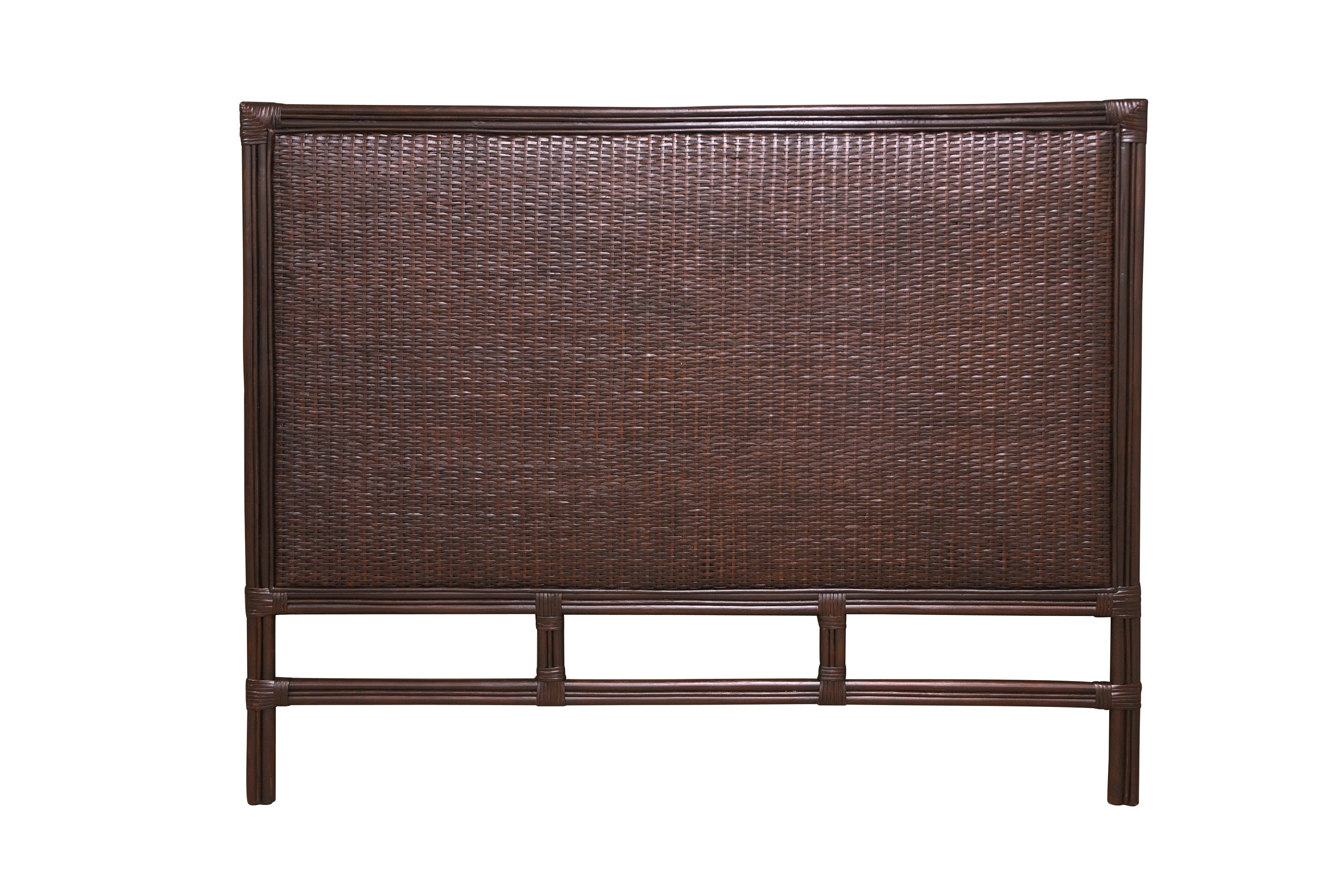 PLANTATION Amara Padded Bedhead Queen - Chocolate
