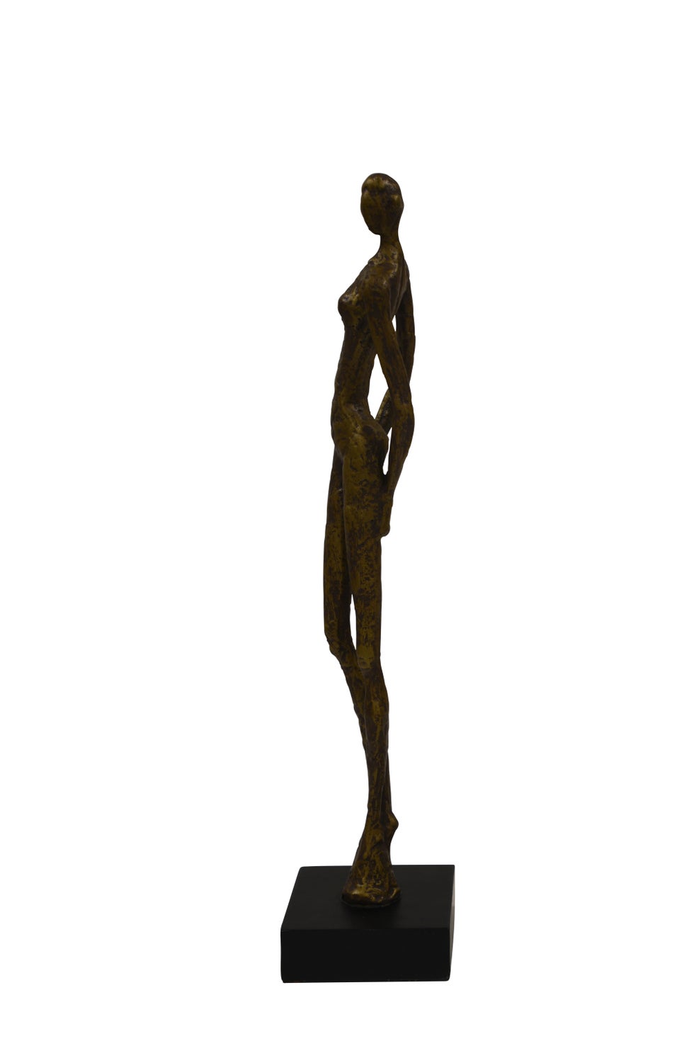 Standing Model Posing Hand on Hip Gold