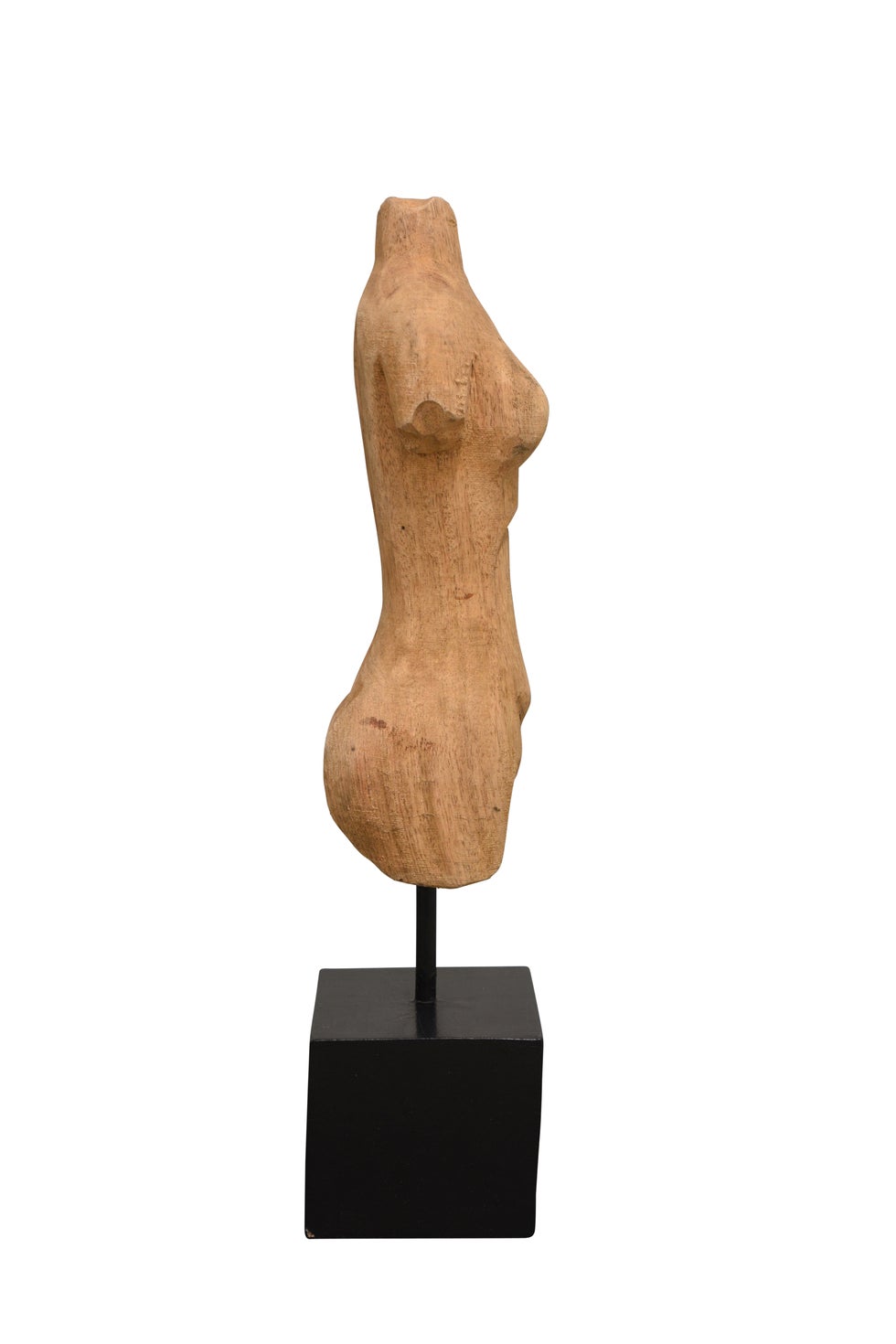 Standing Wooden Bust Female
