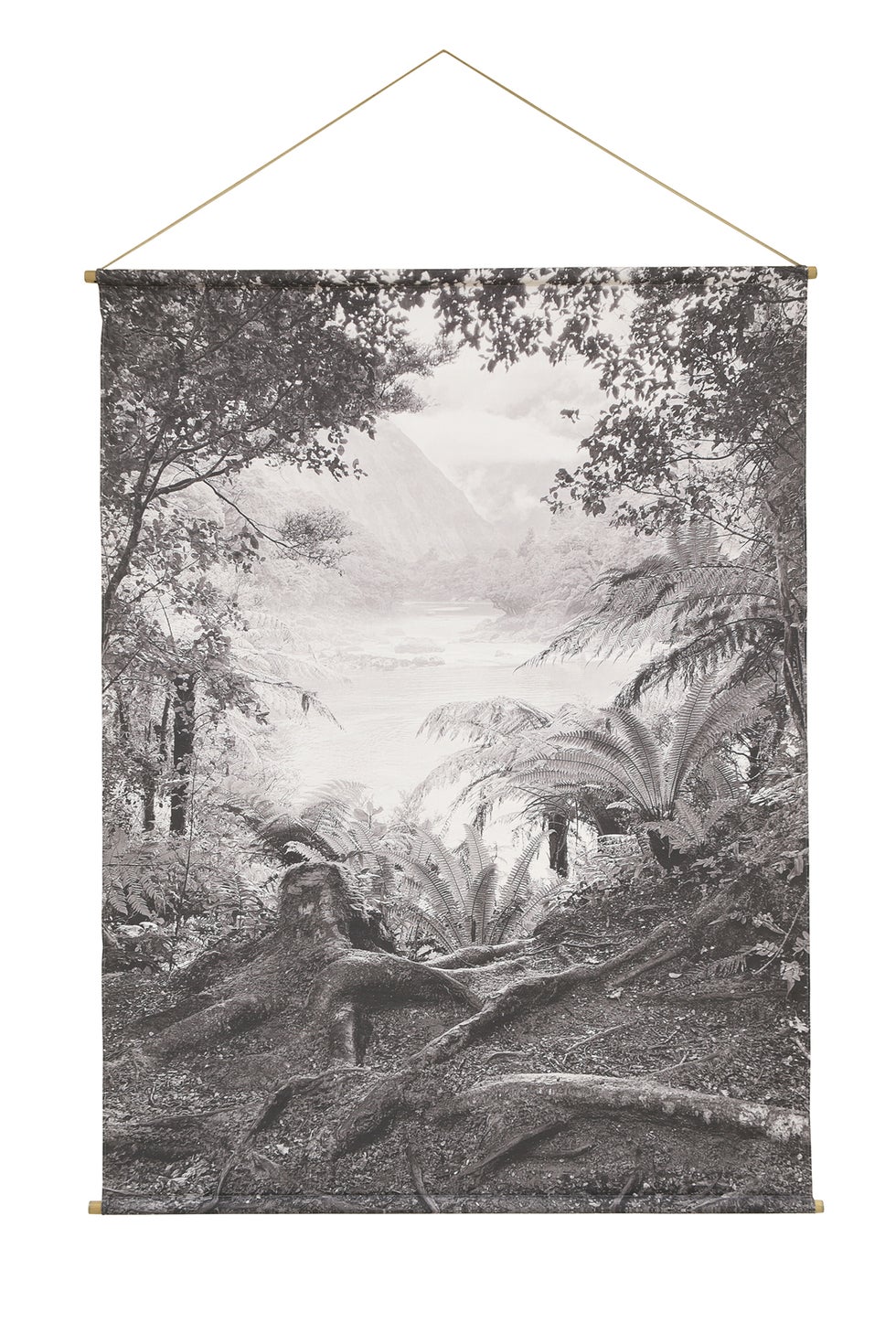 Hanging Wall Art Milford Black/White