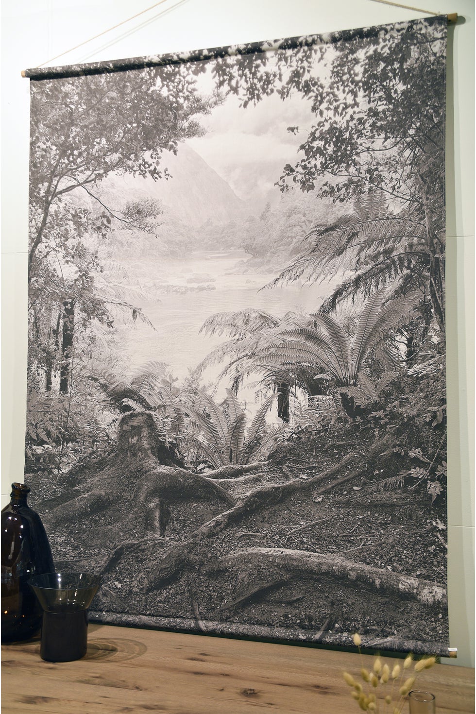 Hanging Wall Art Milford Black/White