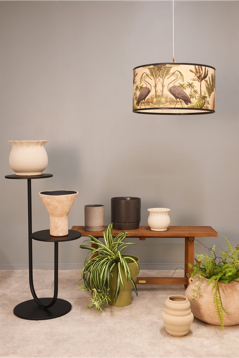 Bamboo Lightshade Cranes 50*25*