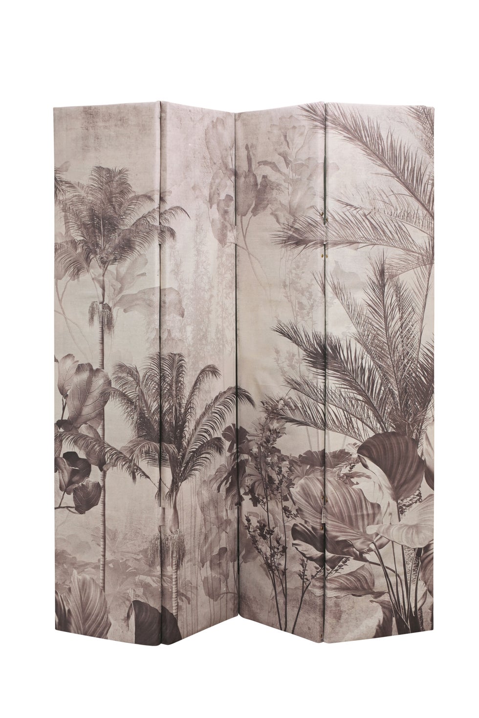 Screen/Wall Art/Headboard Tropical Trees in Black & White