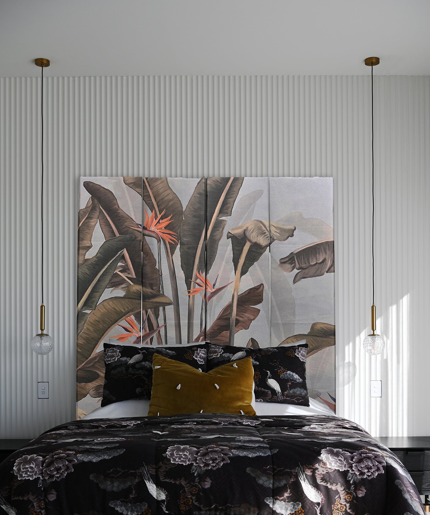 Screen/Wall Art/Headboard Birds of Paradise