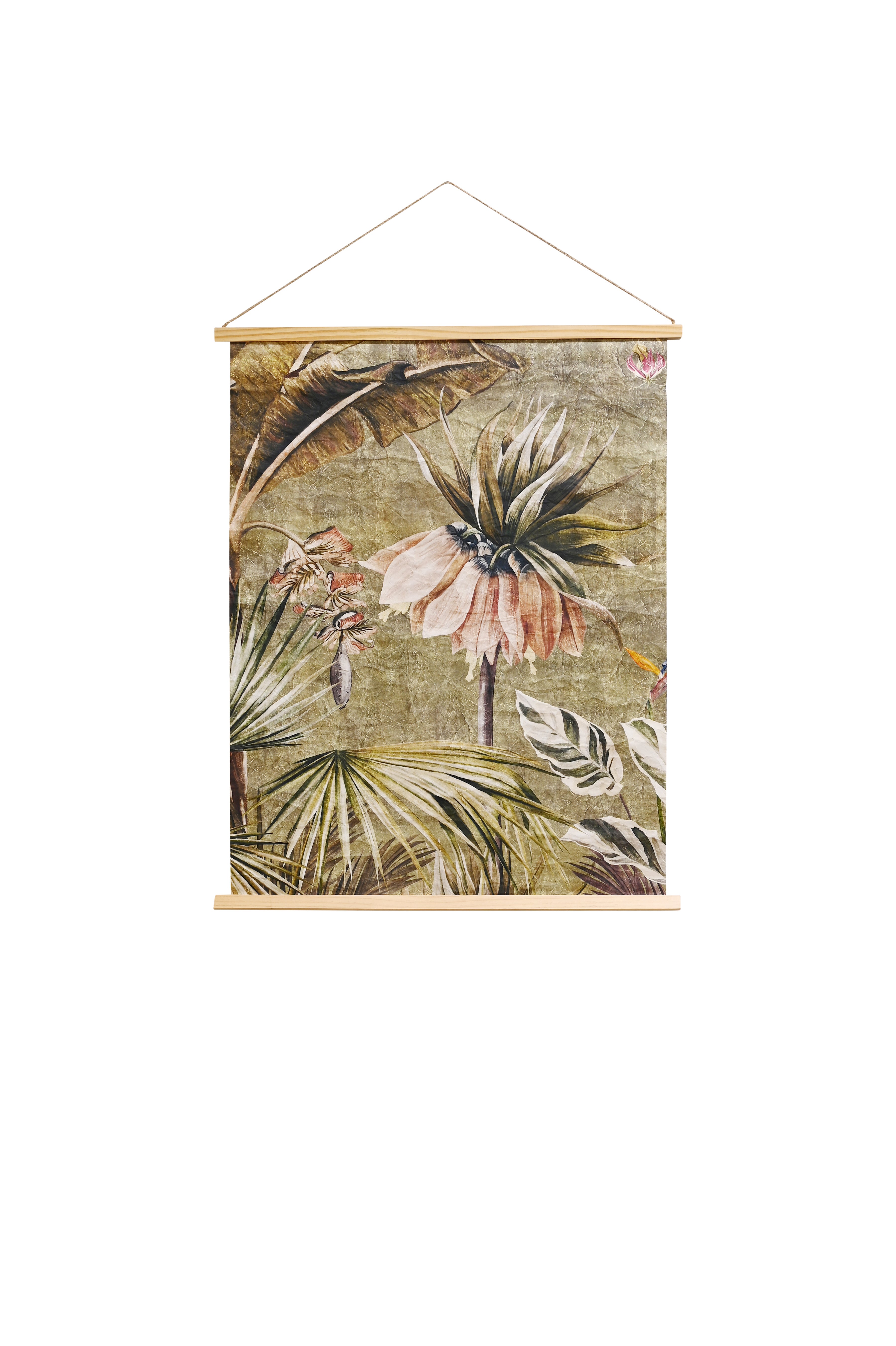 Hanging Paper Scroll Art - Blooming Eden