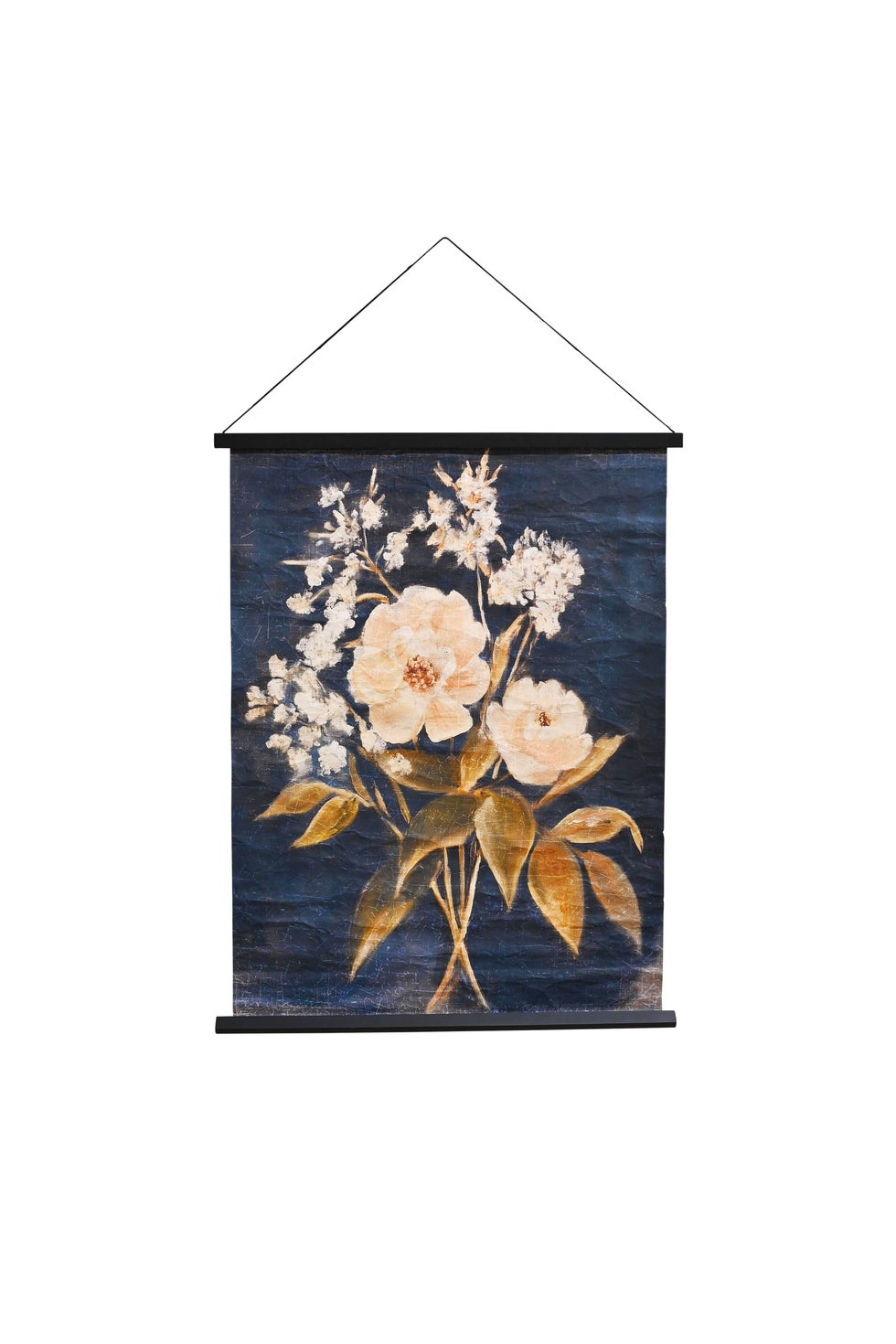 Hanging Paper Scroll Art - Evening Blooms
