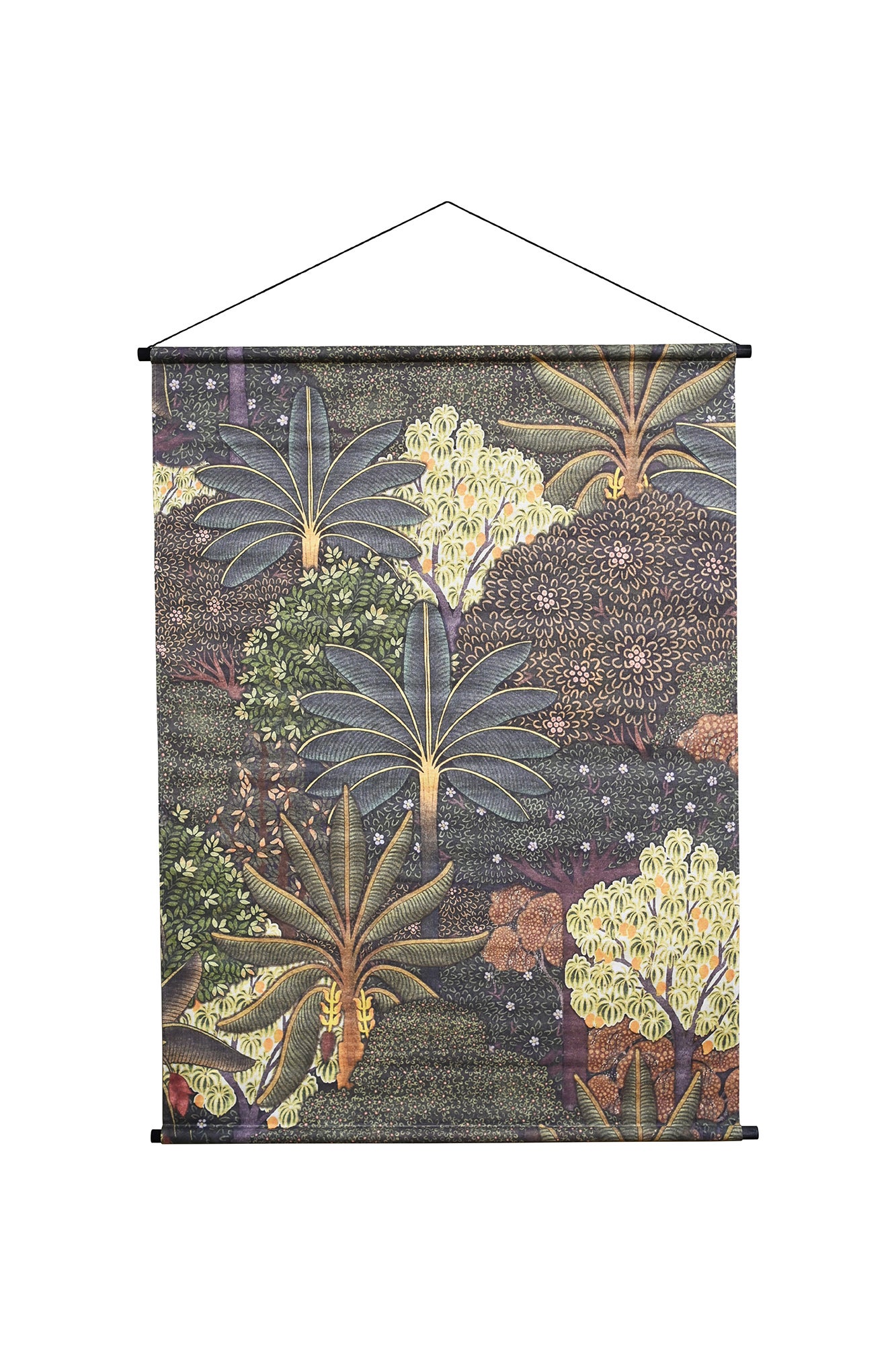 Hanging Canvas Wall Art Medium - Tropical Garden