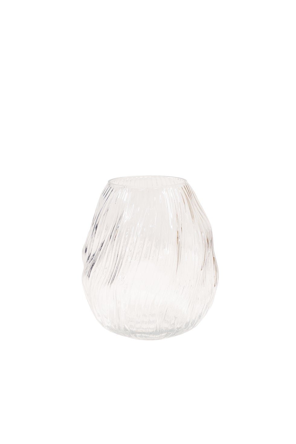 Venus Glass Vase Short - Clear