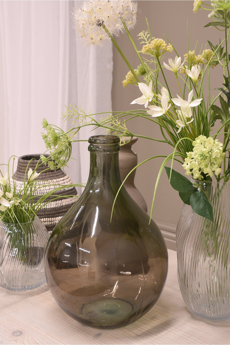 Venus Glass Vase Tall - Clear