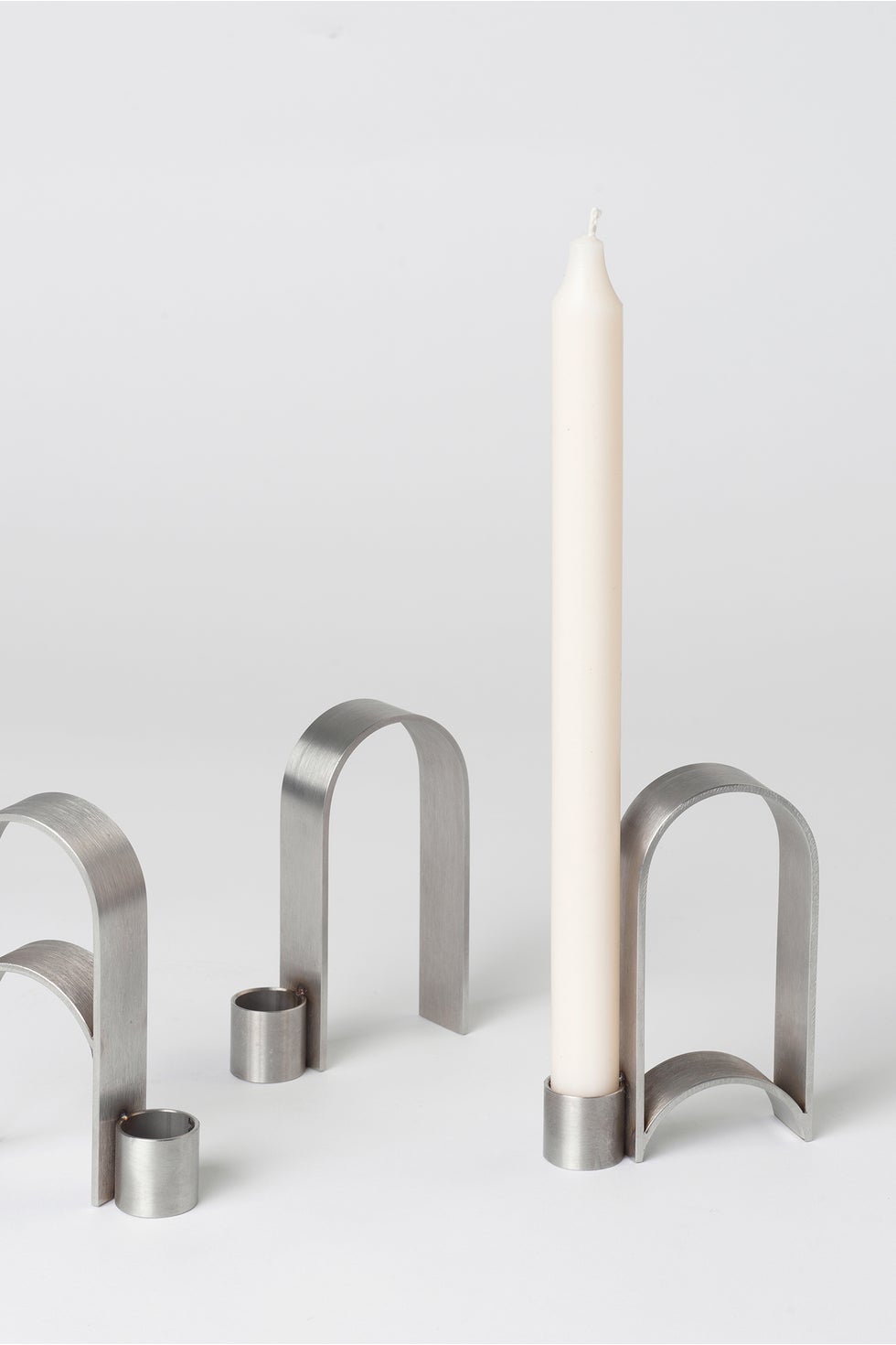 KRISTINA DAM Arch Candleholder Vol.2 - Stainless Steel*