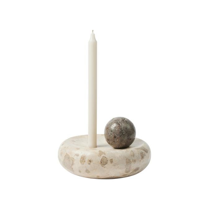 KRISTINA DAM Coherent Candleholder - Brown/Dark Brown