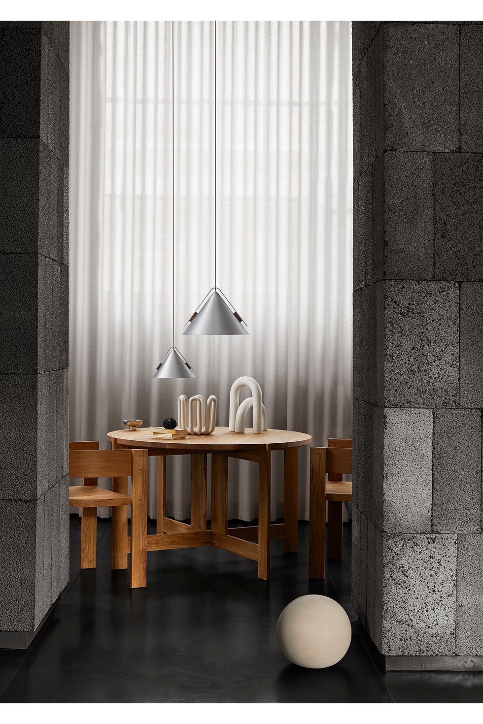 KRISTINA DAM Cone Hanging Pendant Lamp Small