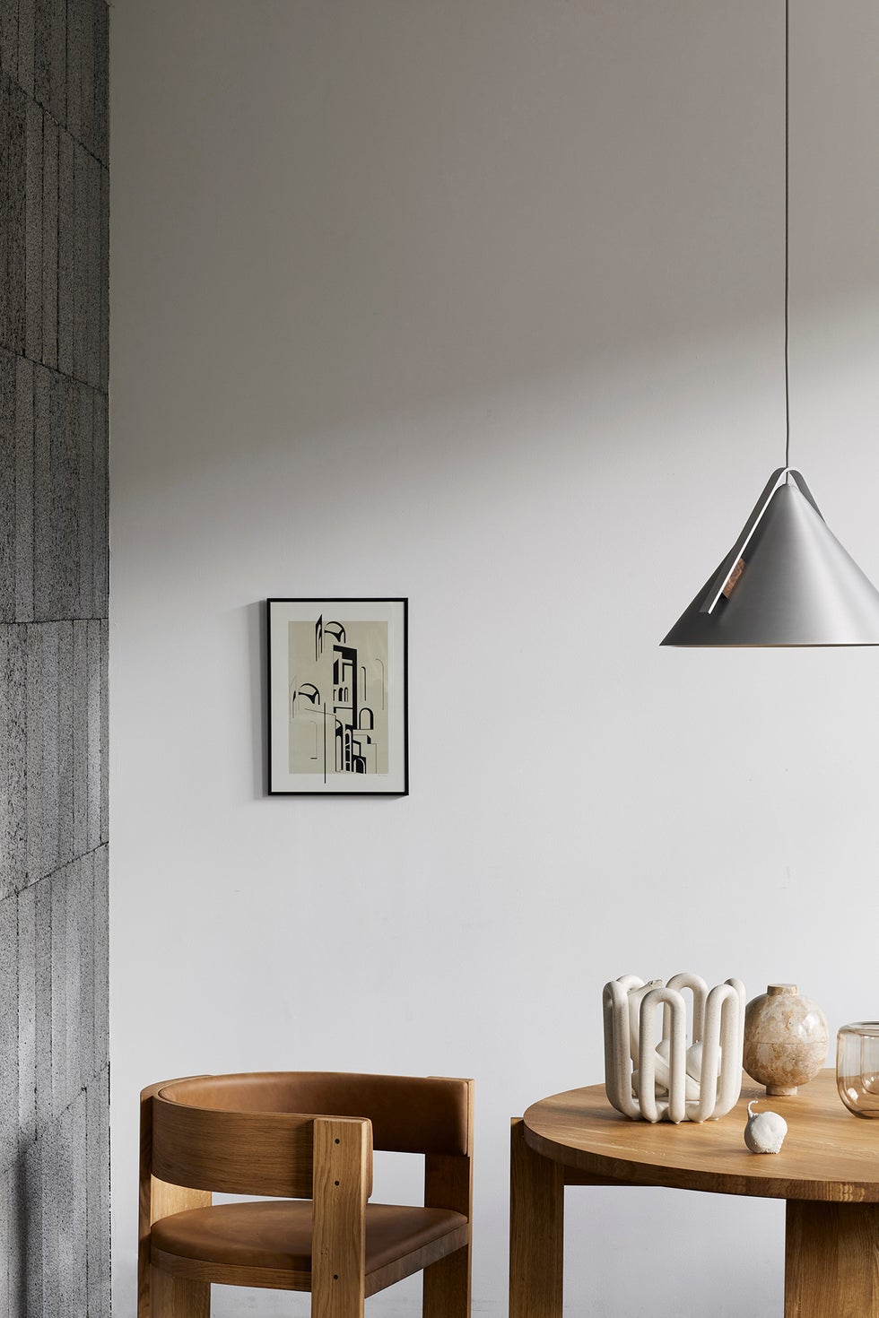 KRISTINA DAM Cone Hanging Pendant Lamp Large