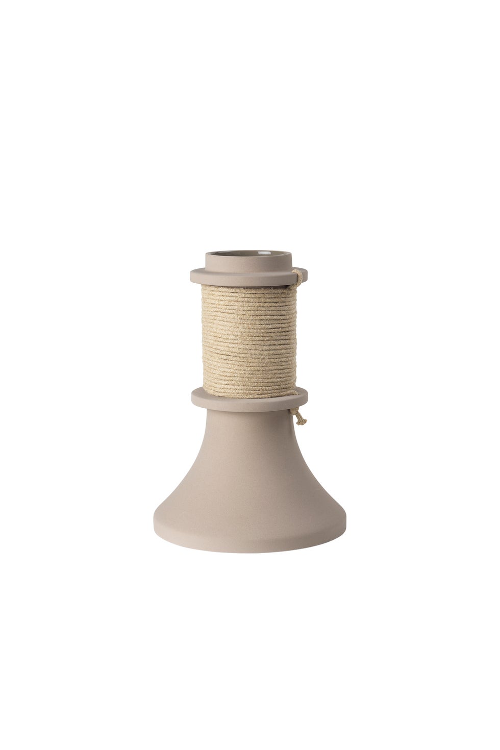 KRISTINA DAM Rope Flowerpot - Beige Engobe