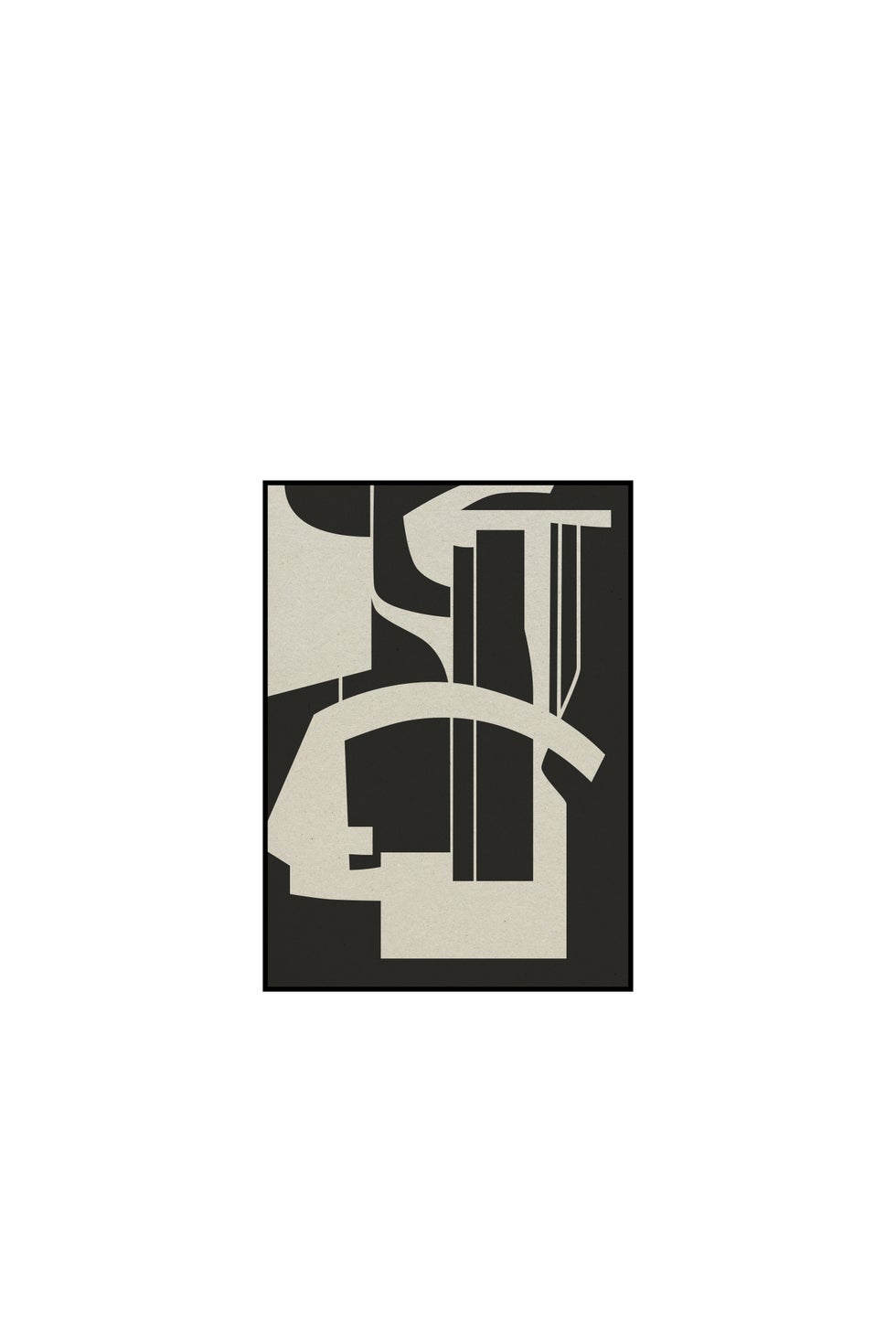 KRISTINA DAM Silhouette Illustration VII - Grey/Black*