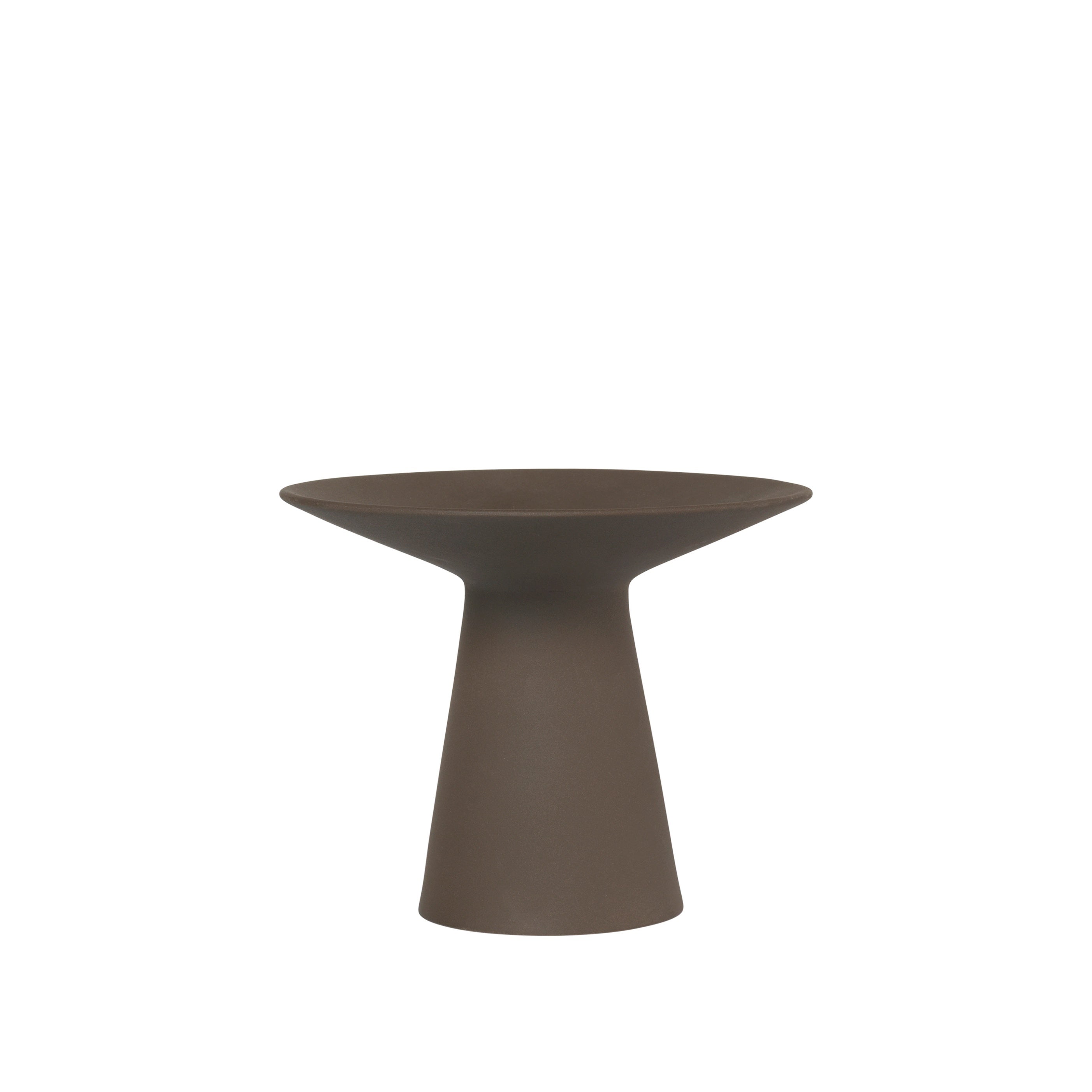 KRISTINA DAM Collar Vase Small - Dark Brown Englobe
