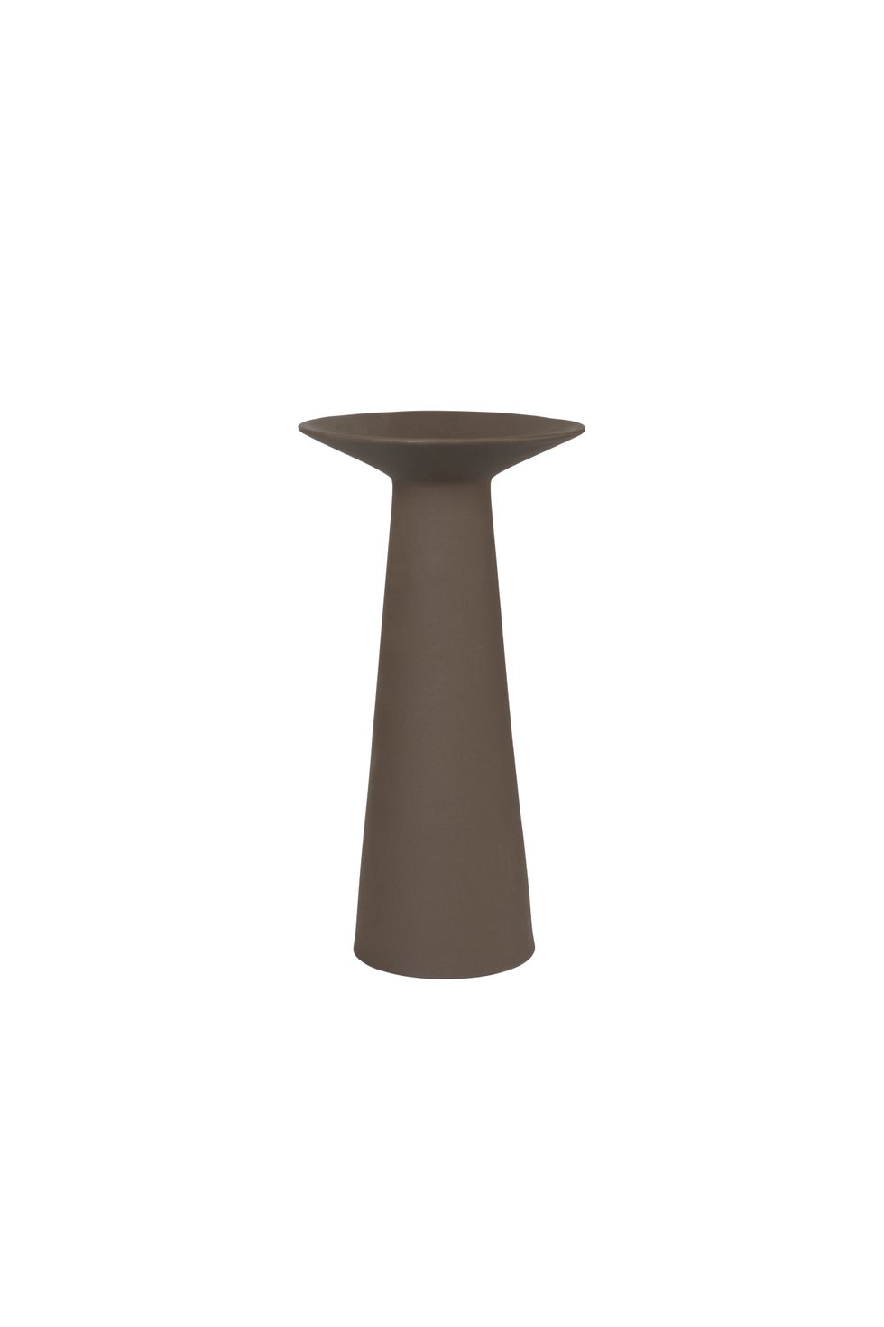 KRISTINA DAM Collar Vase Large - Dark Brown Englobe