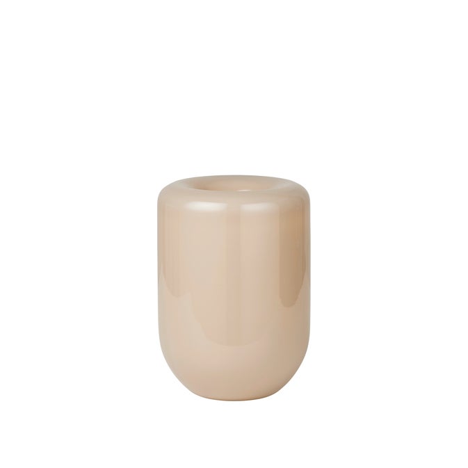 KRISTINA DAM Opal Glass Vase Large - Beige