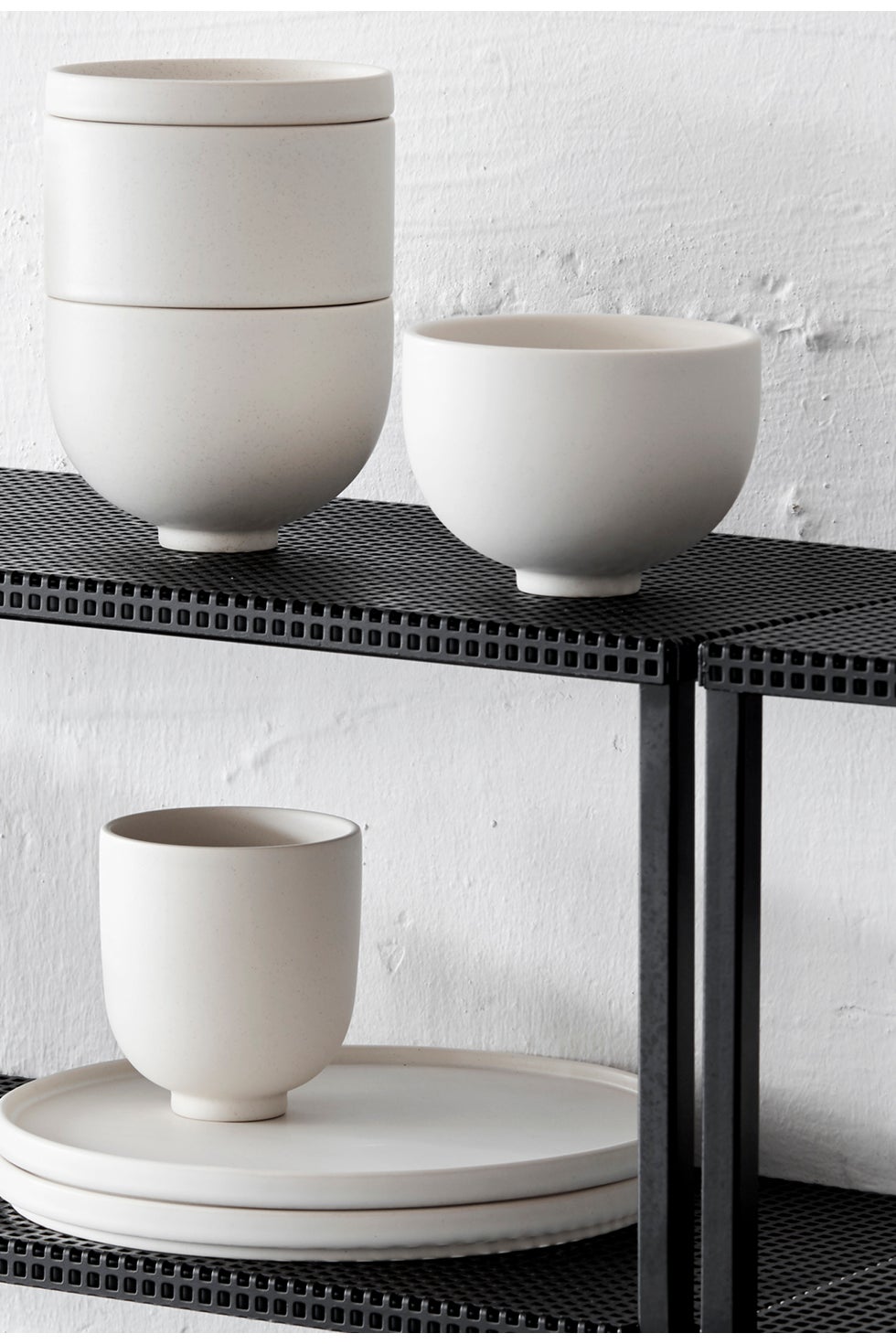 KRISTINA DAM Setomono Dinner Plate Large S/2 Off-White