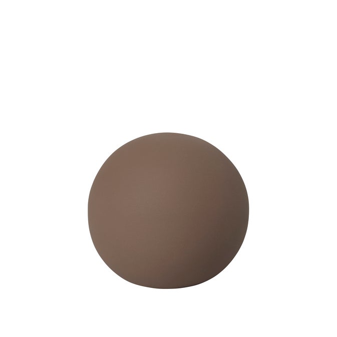 KRISTINA DAM Globe Sculpture Medium - Dark Brown Engobe