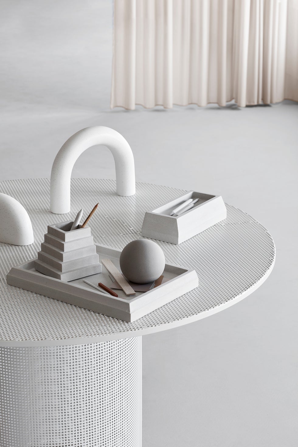 KRISTINA DAM Cupola Sculpture S/3 - Off-White